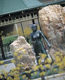 St Barbara Square And Statue - Accommodation Port Macquarie 0