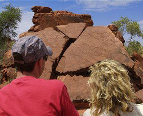 Ewaninga Rock Carvings Conservation Reserve - Accommodation Port Macquarie 0