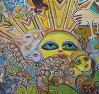 The Painting of Life by Mirka Mora - Accommodation Port Macquarie