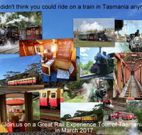 Great Rail Experiences  Tasmania Tour 2017 - Accommodation Port Macquarie