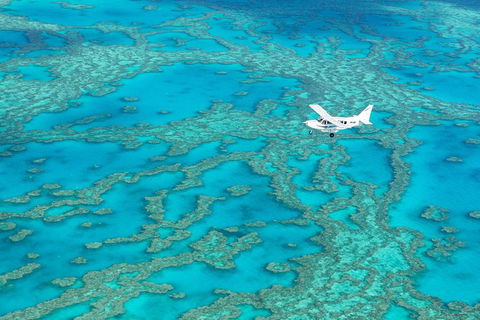 Scenic Flight - Great Barrier Reef, Heart Reef, Whitehaven Beach & Hill Inlet! - Accommodation Port Macquarie 0