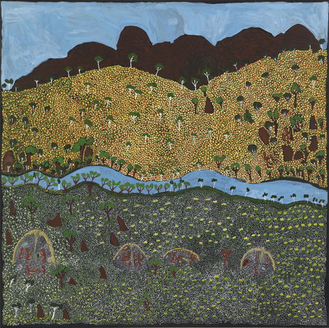 Art Exhibition - Artists Of Ampilatwatja - Accommodation Port Macquarie 1