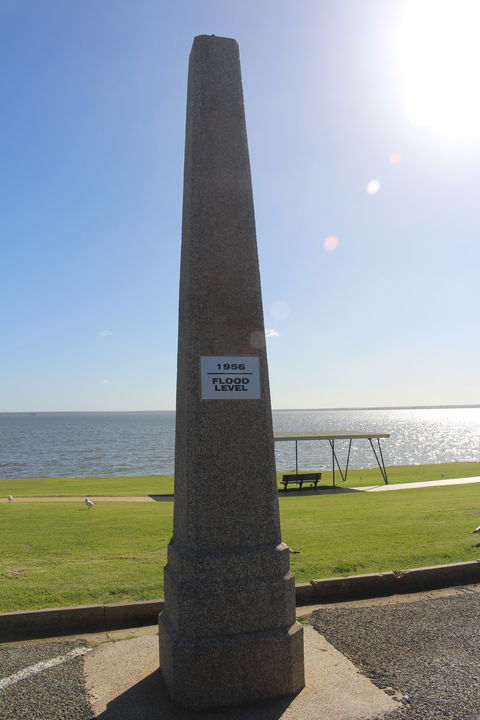 1956 Flood Marker - Accommodation Port Macquarie 0