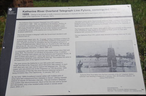 Katherine Overland Telegraph Pylons - Accommodation Port Macquarie 2