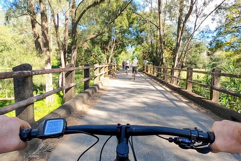 Guided E Bike Tour - Unicorn Falls & National Park - Accommodation Port Macquarie 4