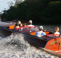 Noosa River Cruise for 3 to 4 people on a Classic Mahogany Speed Boat - 90 min. - Accommodation Port Macquarie