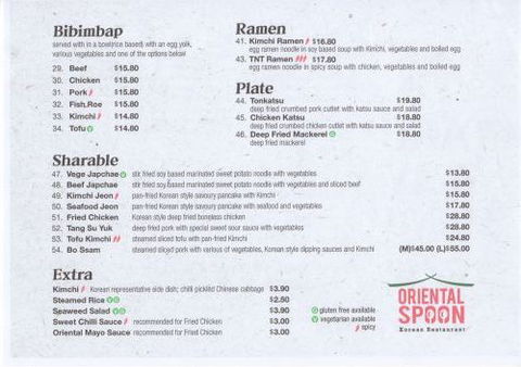 Oriental Spoon Korean Restaurant - Accommodation Port Macquarie 1