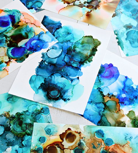 Alcohol Ink Art Class - Accommodation Port Macquarie 0