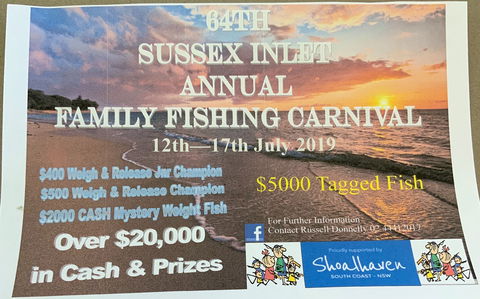 The Sussex Inlet Annual Family Fishing Carnival - Accommodation Port Macquarie 0