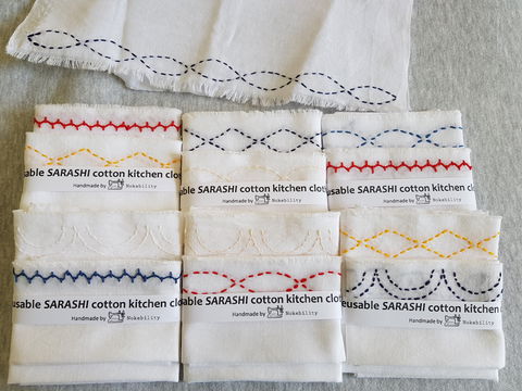 Online Live Streaming Class: Make A Sashiko Reusable Kitchen Cloth - Accommodation Port Macquarie 0