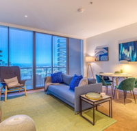Flying views over the CBD - Accommodation Port Macquarie