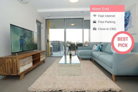 Westend 2 BED APT River Park Close To City UQ Qwe040 - Accommodation Port Macquarie 0