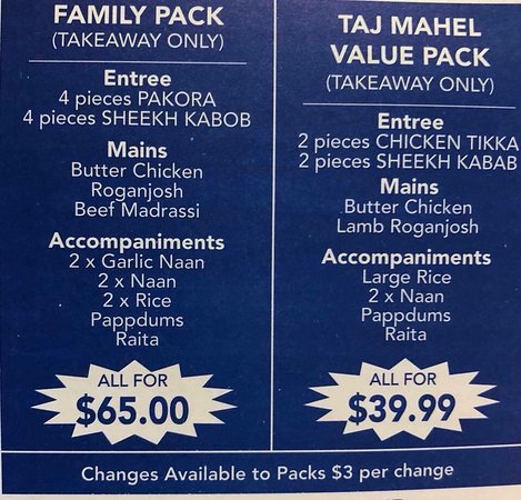 Taj Mahal Indian Restaurant - Accommodation Port Macquarie 0