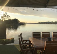 Shack built over the Murray River - Accommodation Port Macquarie