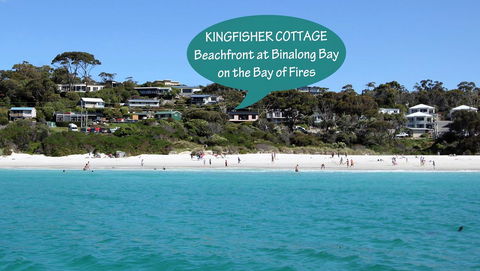 KINGFISHER COTTAGE Beachfront At The Binalong Bay - Accommodation Port Macquarie 16