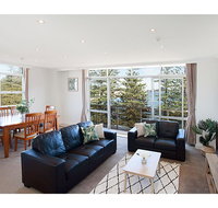 View Of Manly Pines And Waves From Large Apartment - Accommodation Port Macquarie