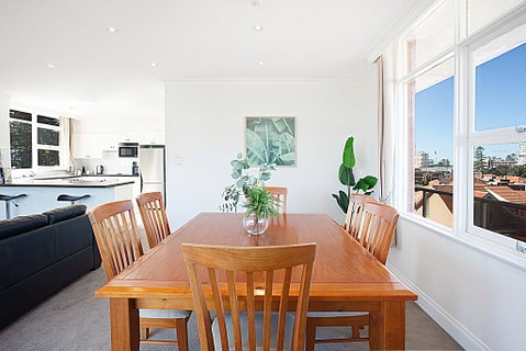 View Of Manly Pines And Waves From Large Apartment - Accommodation Port Macquarie 2