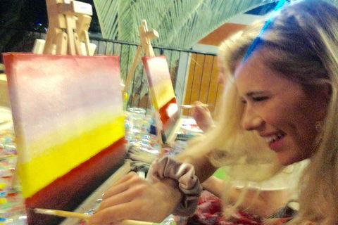 Friday Night 2 For 1 Paint And Sip Art Sessions - Accommodation Port Macquarie 2