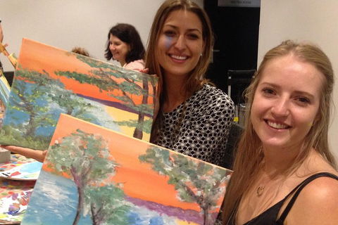 Friday Night 2 For 1 Paint And Sip Art Sessions - Accommodation Port Macquarie 4
