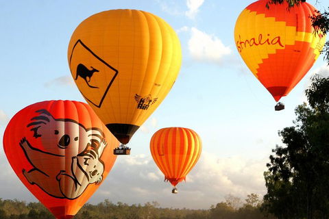Natural Bridge & Springbrook Waterfalls Tour + Hot Air Balloon With Breakfast - Accommodation Port Macquarie 0