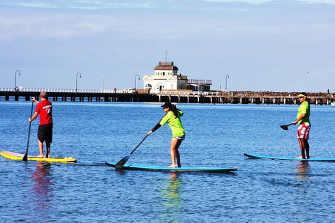 Private Stand-Up Paddle Board Lesson At St Kilda - Accommodation Port Macquarie 1