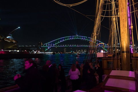 Vivid Tall Ships Dinner Cruise On Sydney Harbour - Accommodation Port Macquarie 3